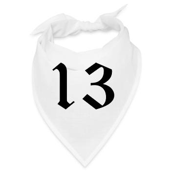 13 - Bandana - Weiß - Vorne