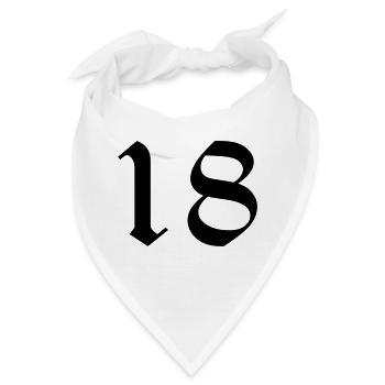 18 - Bandana - Weiß - Vorne