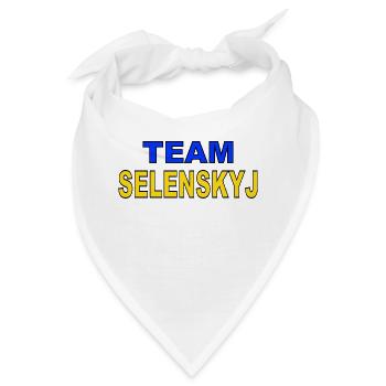 TEAM SELENSKYJ - Bandana - Weiß - Vorne