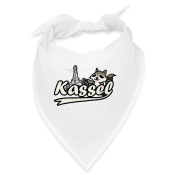 Kassel Waschbär Herkules - Bandana - Weiß - Vorne