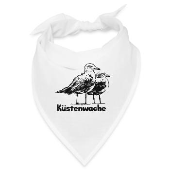 Küstenwache - Bandana - Weiß - Vorne