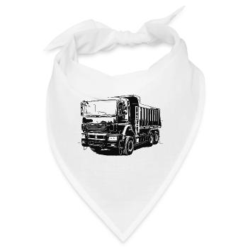 KAMAZ - КАМАЗ Kipper - Bandana - Weiß - Vorne