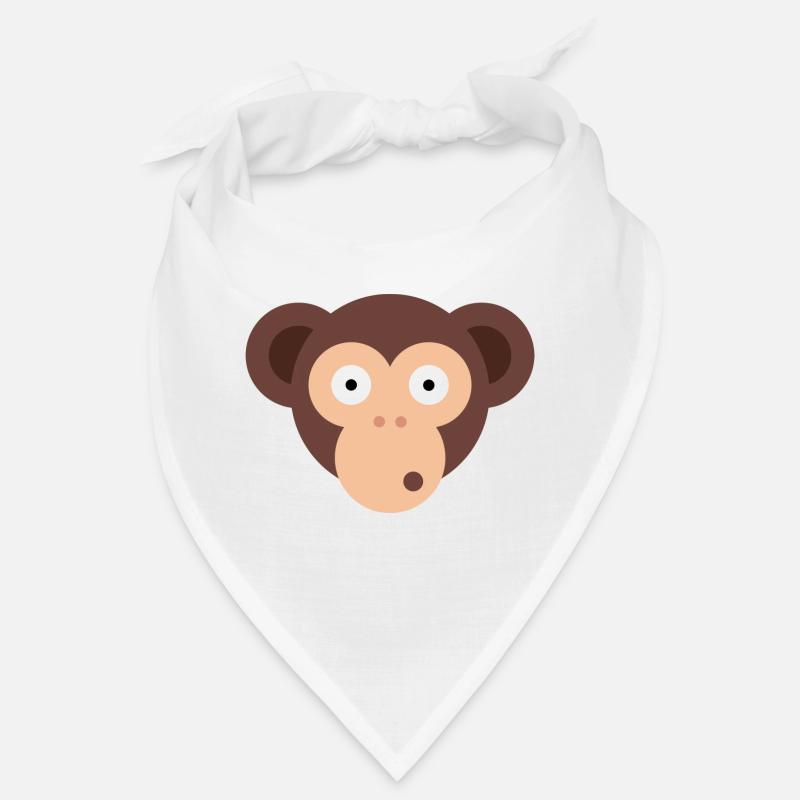 Singe singe - Bandana - blanc
