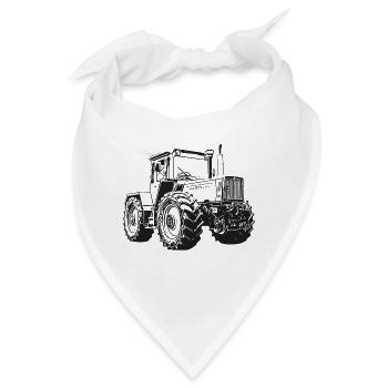 MB trac 1800 intercooler Traktor - Bandana - Weiß - Vorne
