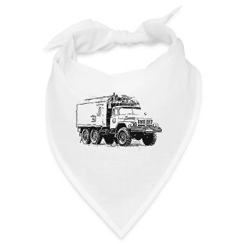 ZIL 131 KO - Bandana - Weiß - Vorne