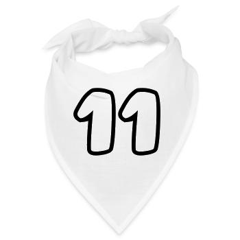 11 - Bandana - Weiß - Vorne