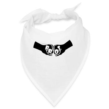 Fäuste Bros Team - Bandana - Weiß - Vorne