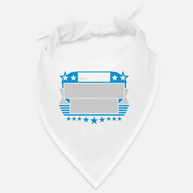 Insert Text Frame Shield Bandana