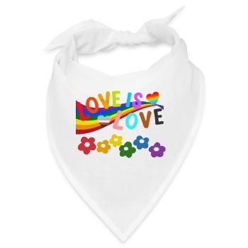 Pride - Bandana - Weiß - Vorne