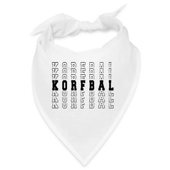 korfball SPIEGEL - Bandana - Weiß - Vorne