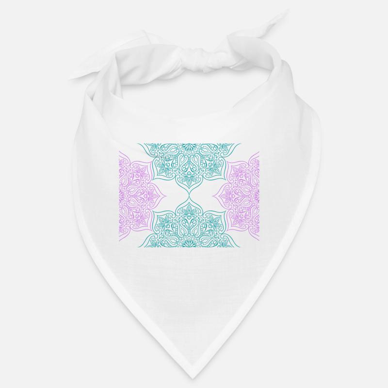 ornament - Bandana - Weiß