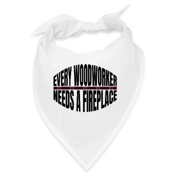 the carpenters funshirt lumber funny carpenter - Bandana - Weiß - Vorne