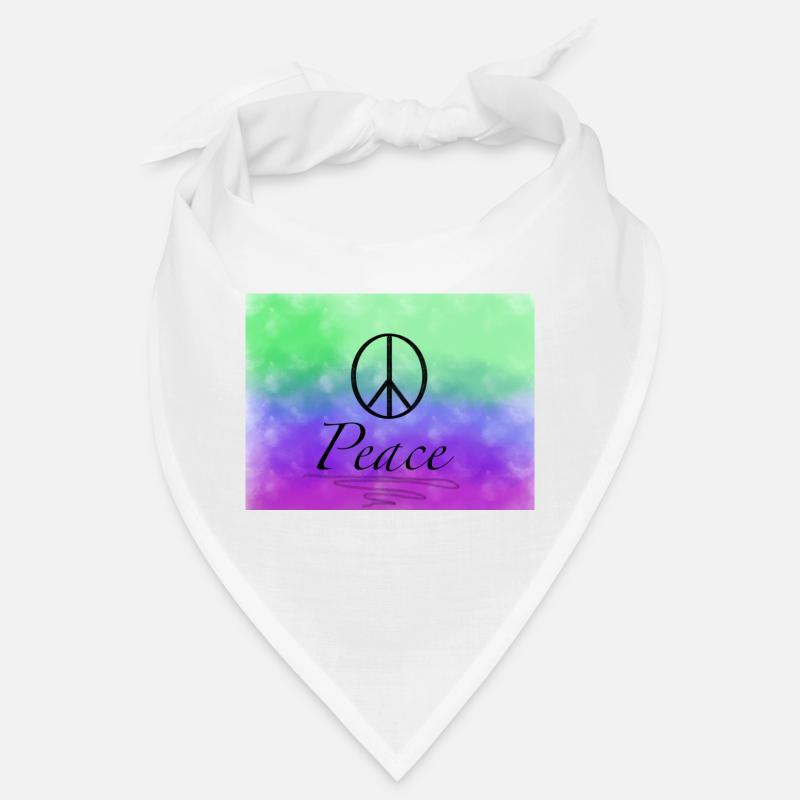 Peace - Bandana - Weiß
