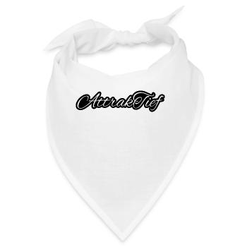 AttrakTief Logo white - Bandana - Weiß - Vorne
