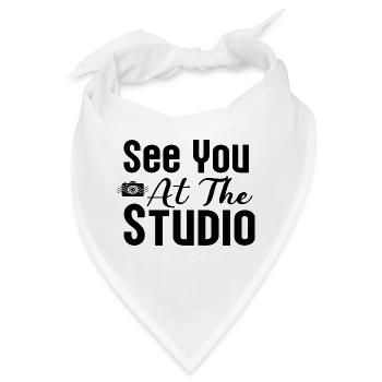See You At The Studio Photography - Bandana - Weiß - Vorne