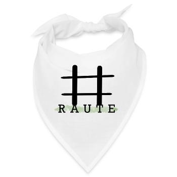 Hashtag - Bandana - Weiß - Vorne