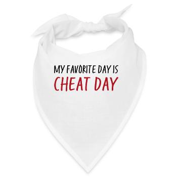 Cheat Day - Bandana - Weiß - Vorne