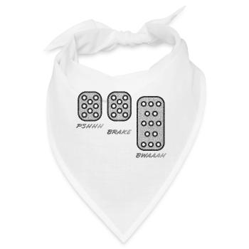 PSHHH - Ladedruck - Bandana - Weiß - Vorne