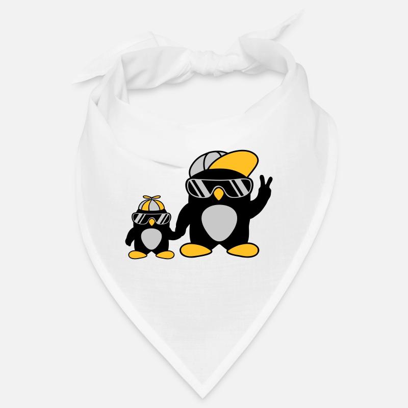 2 famille de pingouins cool Bandana