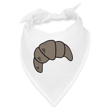 Croissant - Bandana - Weiß - Vorne
