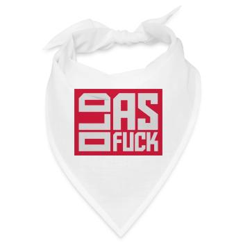 old AF Text Logo - Bandana - Weiß - Vorne
