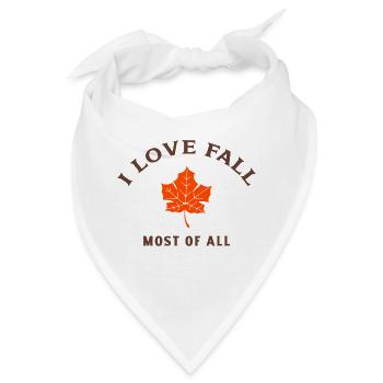 fall - Bandana - Weiß - Vorne