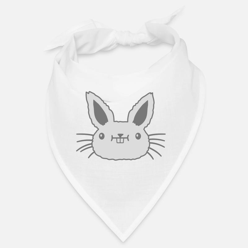 Small kawaii rabbit face Bandana