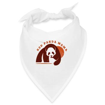 Panda - Bandana - Weiß - Vorne