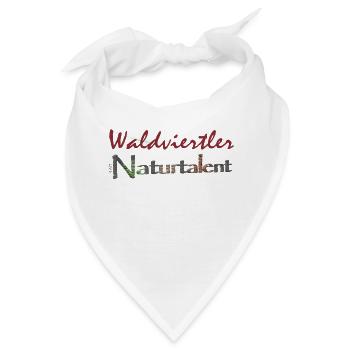 Waldviertler Naturtalent - Bandana - Weiß - Vorne