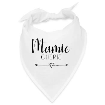 Oma Liebling, Großmutter Liebling - Bandana - Weiß - Vorne