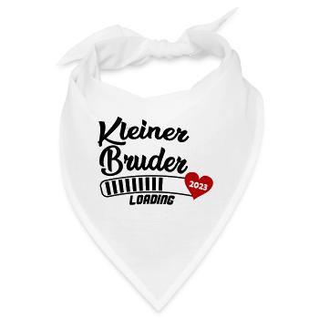 Kleiner Bruder Loading 2023 - Bandana - Weiß - Vorne