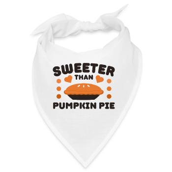 Sweeter Than Pumpkin Pie - Bandana - Weiß - Vorne