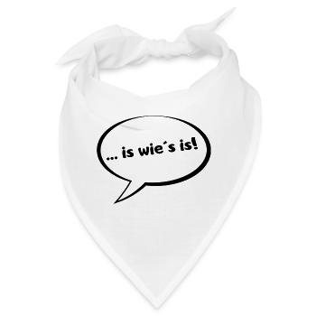 is wie s is Blase - Bandana - Weiß - Vorne