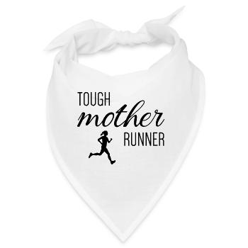 Tough Mother Runner - Bandana - Weiß - Vorne
