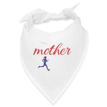 Tough Mother Runner - Bandana - Weiß - Vorne