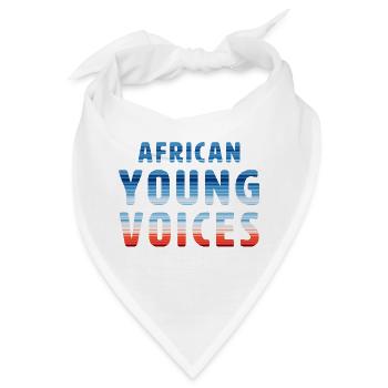 African Young Voices | Warming Stripes - Bandana - Weiß - Vorne
