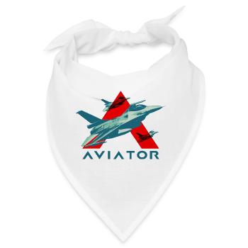 Aviator F-16 Fighting Falcon - Bandana - Weiß - Vorne