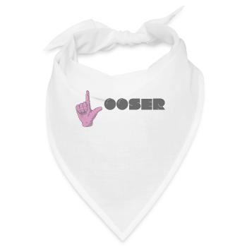 Verlierer - Bandana - Weiß - Vorne