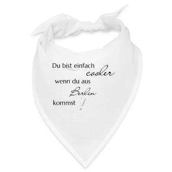 cooler berlin - Bandana - Weiß - Vorne