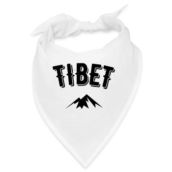 Tibet - Bandana - Weiß - Vorne