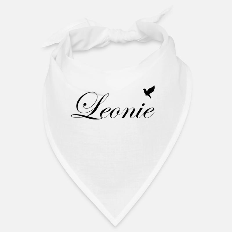 Léonie beau nom Noir Bandana