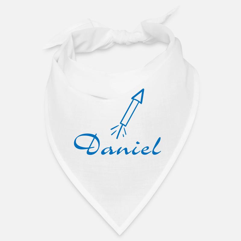 Lettrage Daniel avec fusée | Vectorale Bandana
