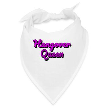 Hangover Queen - Bandana - Weiß - Vorne