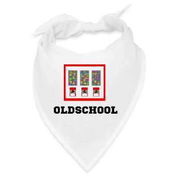 oldschool kaugummi automat - Bandana - Weiß - Vorne
