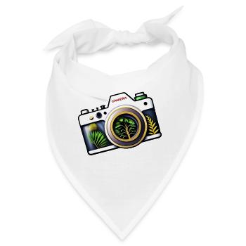 Bunde Fotokamera - Bandana - Weiß - Vorne