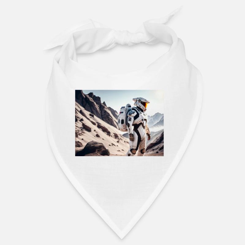 Astronaute de science-fiction - Bandana - blanc