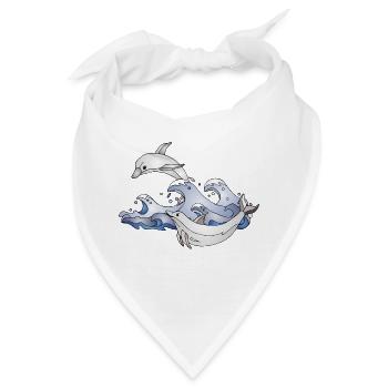 Delphine - Bandana - Weiß - Vorne