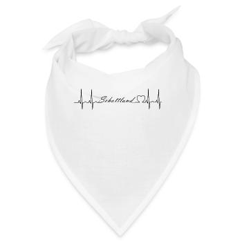 Schottland - Bandana - Weiß - Vorne
