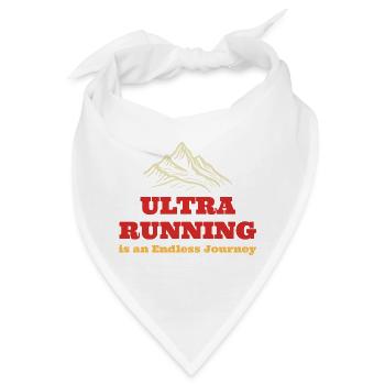 Ultra Running ist ein endloser Journe - Bandana - Weiß - Vorne