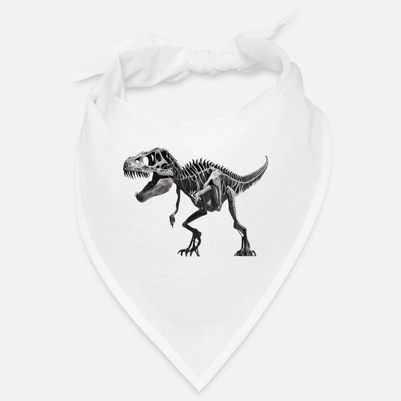 dinosaur T-rex skeleton Bandana